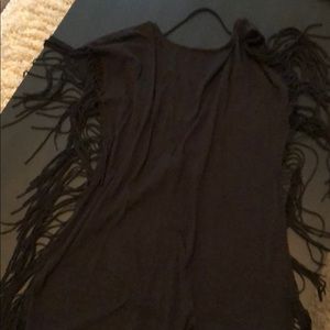 Fringe T-shirt dress